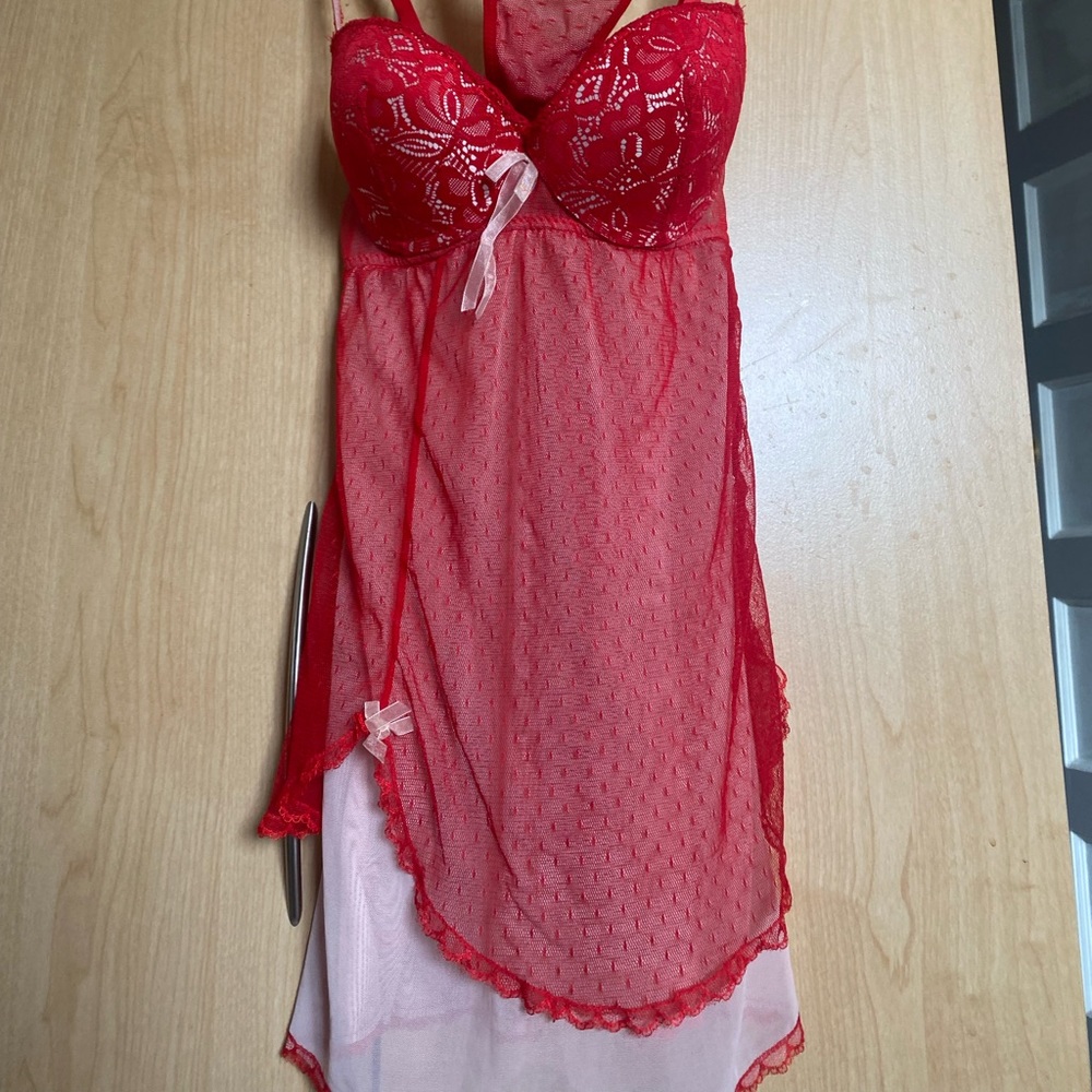 Worn once lingerie set